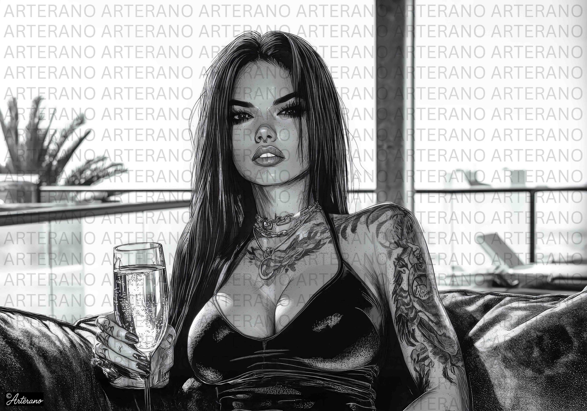 Athena Luxe - Digital Print