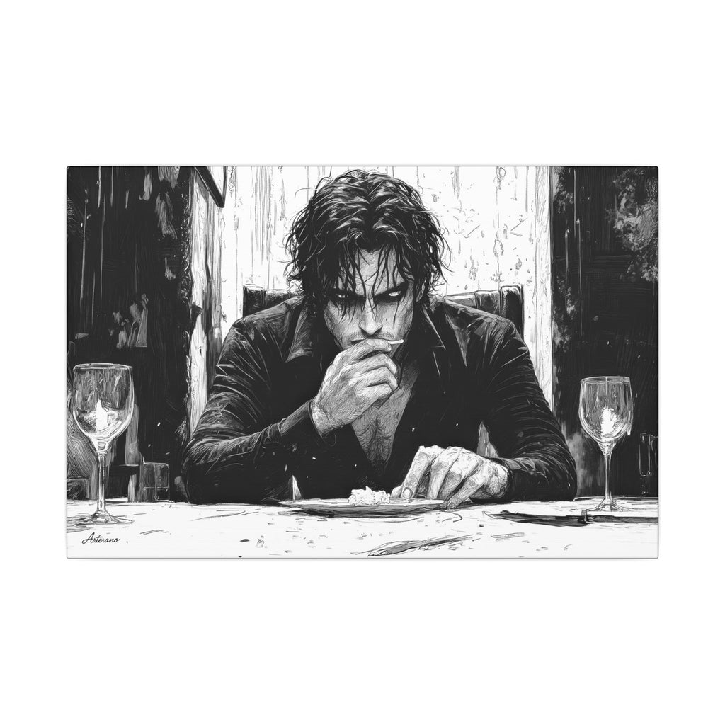 Alexios Skotós – character-based minimalist canvas wall art by Arterano