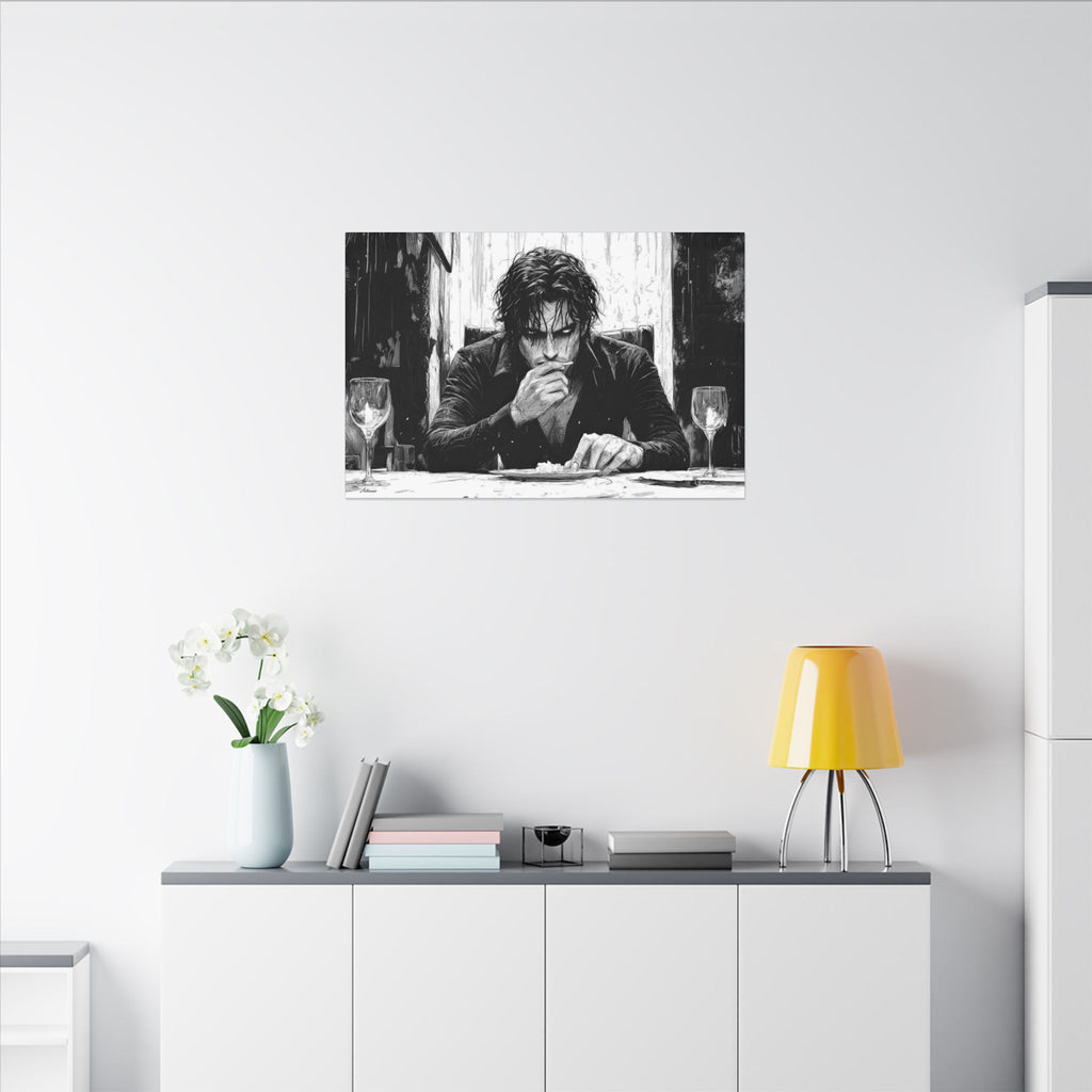 Alexios Skotós – character-based minimalist canvas wall art by Arterano