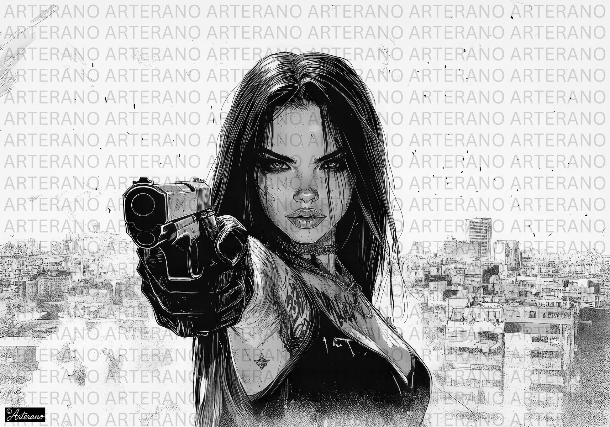 Athena Skylight - Digital Print